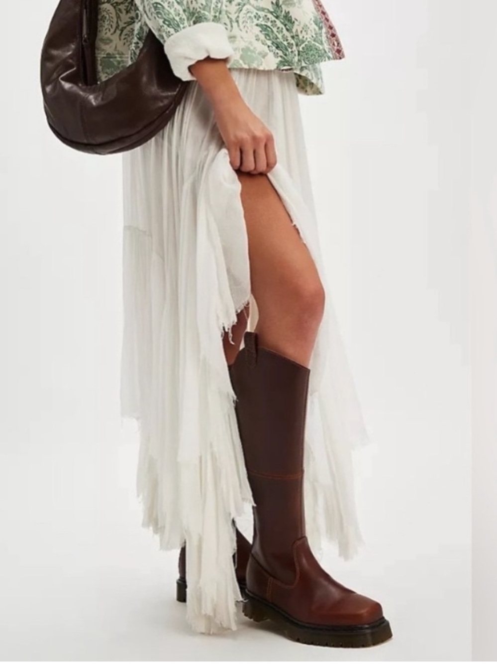 Dr Martens X Free People Amaayah Knee High Leather Boots new - Picture 7 of 15